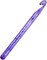 12mm Large Crochet Hook for Chunky Yarn – Ergonomic Crochet Needle for Arthritic Hands – Large Plastic Crystal Smooth Hook for Super Bulky Yarn, Blankets & Rugs – High-Visibility DIY Crafting Tool